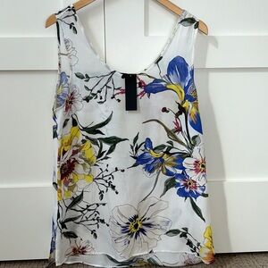 Banana Republic Floral Tank Blouse
